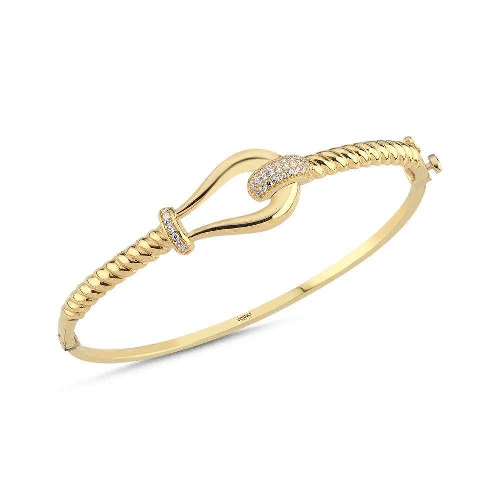 Nal Tasarım Taşlı Kelepçe