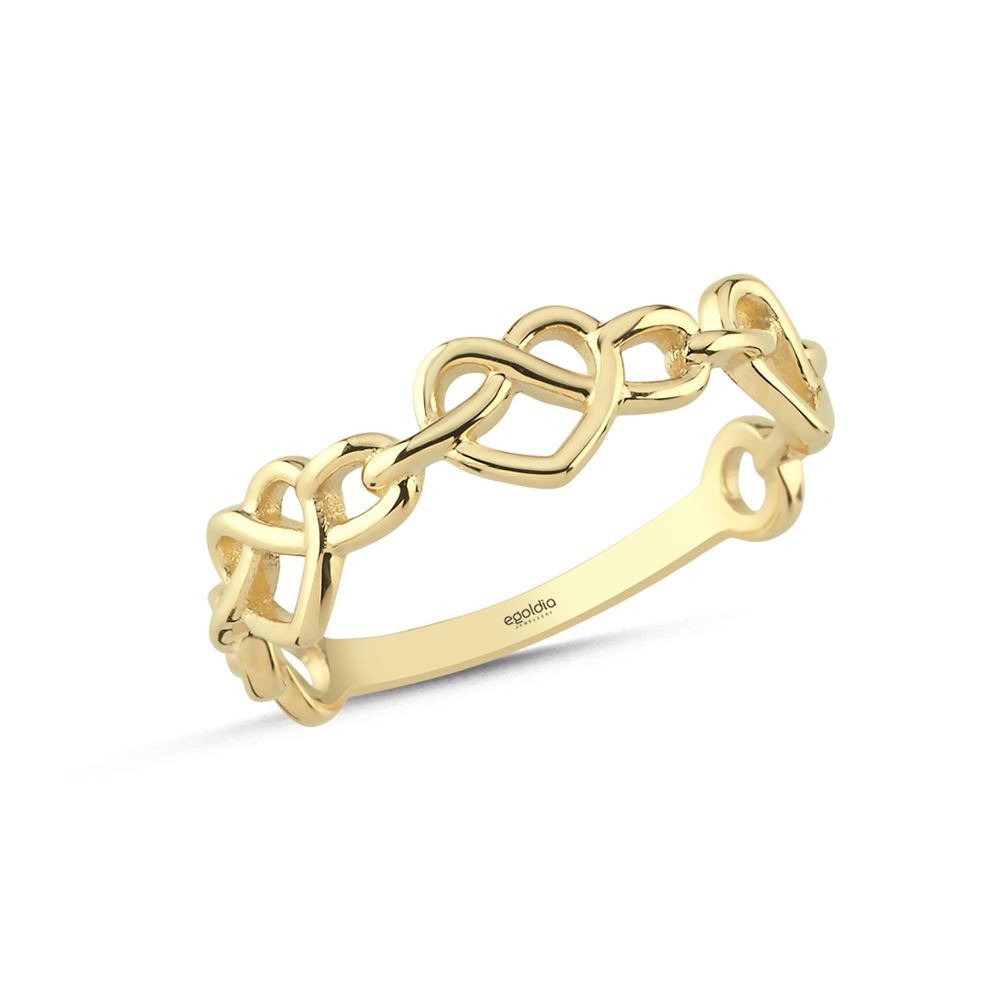 Kalp Sonsuz Tasarım Yüzük