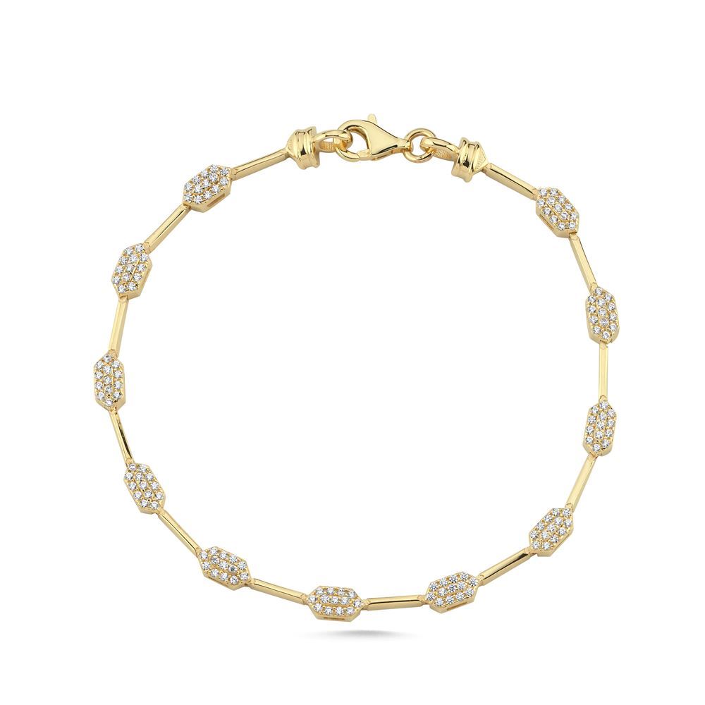 Oval Taşlı Bileklik