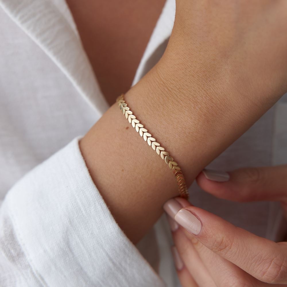 Buğday Altın Bileklik