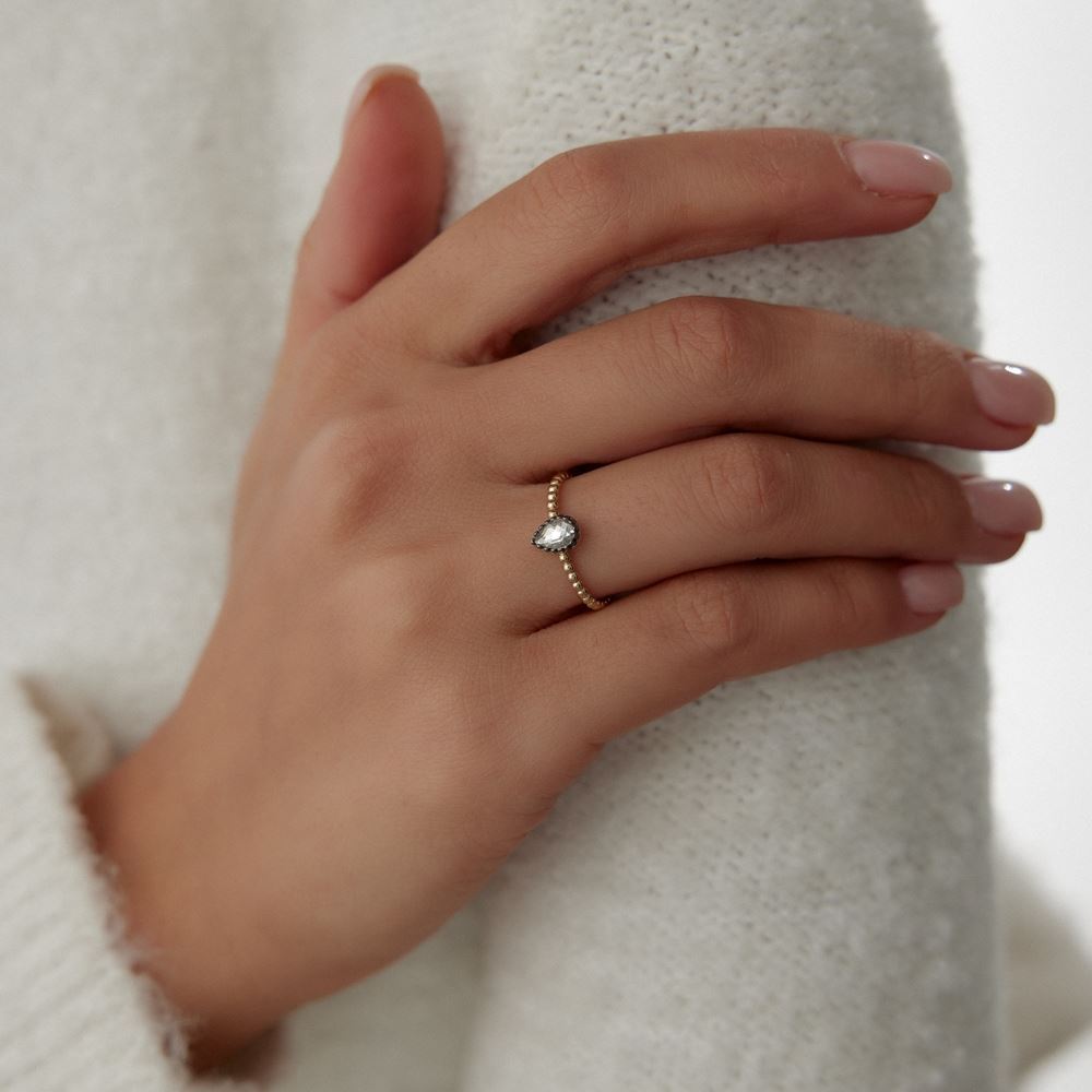 Damla Tatşlı Burgu Yüzük