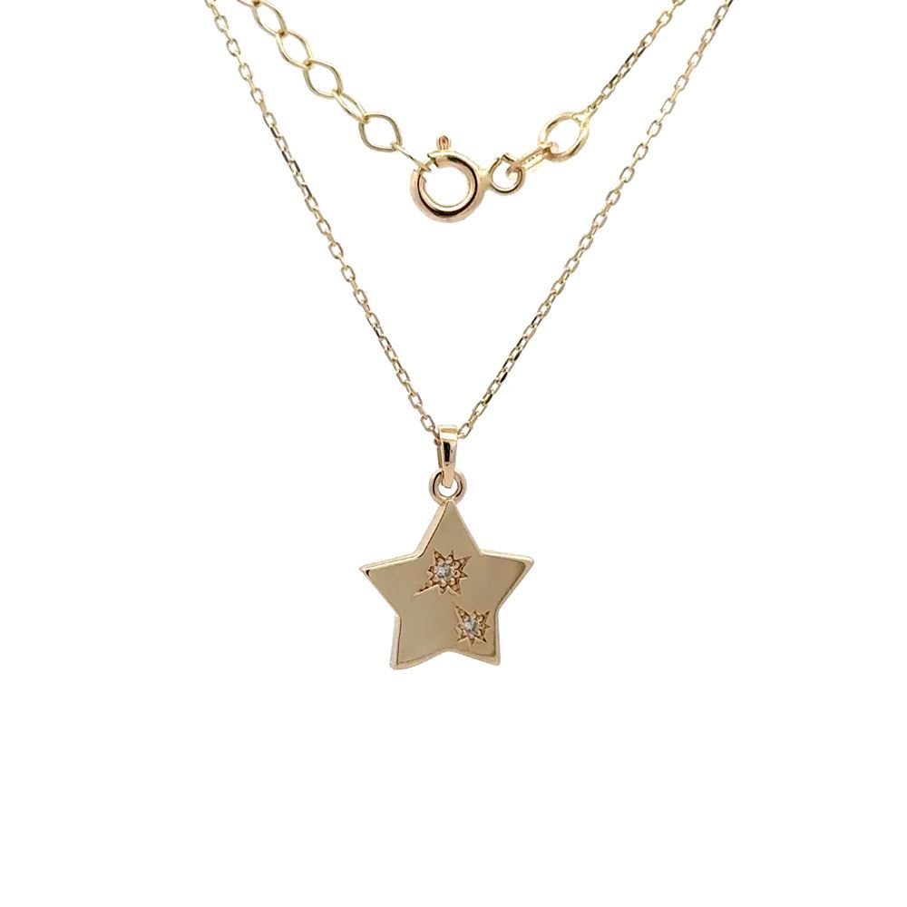 Yıldız Taşlı Tasarım Kolye