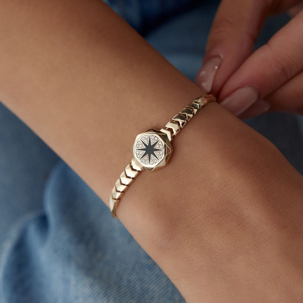 Kutup Yıldız Taşlı Bileklik