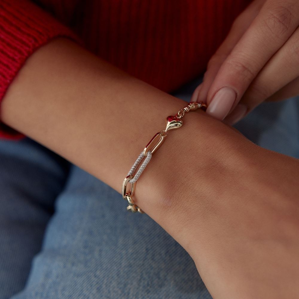 Ataç Sonsuz Kalp Tasarım Bileklik