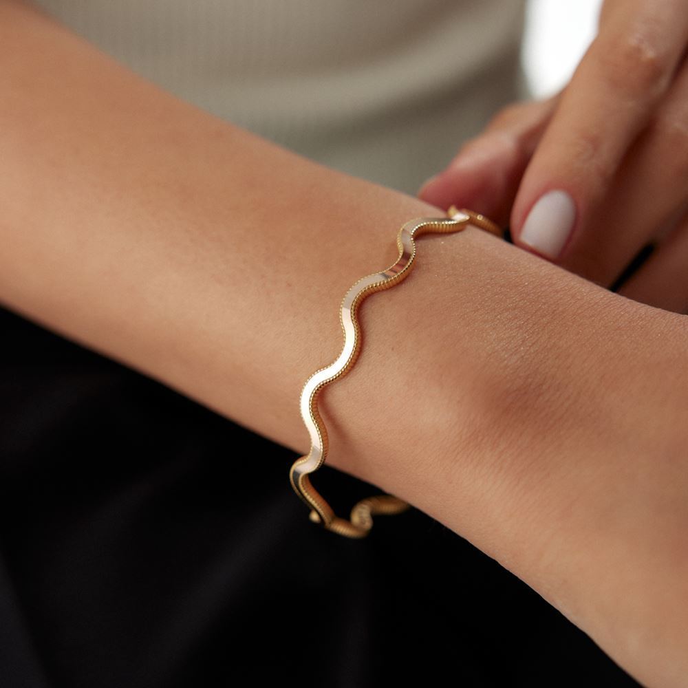 Füzyon Ajda Zikzak Bilezik