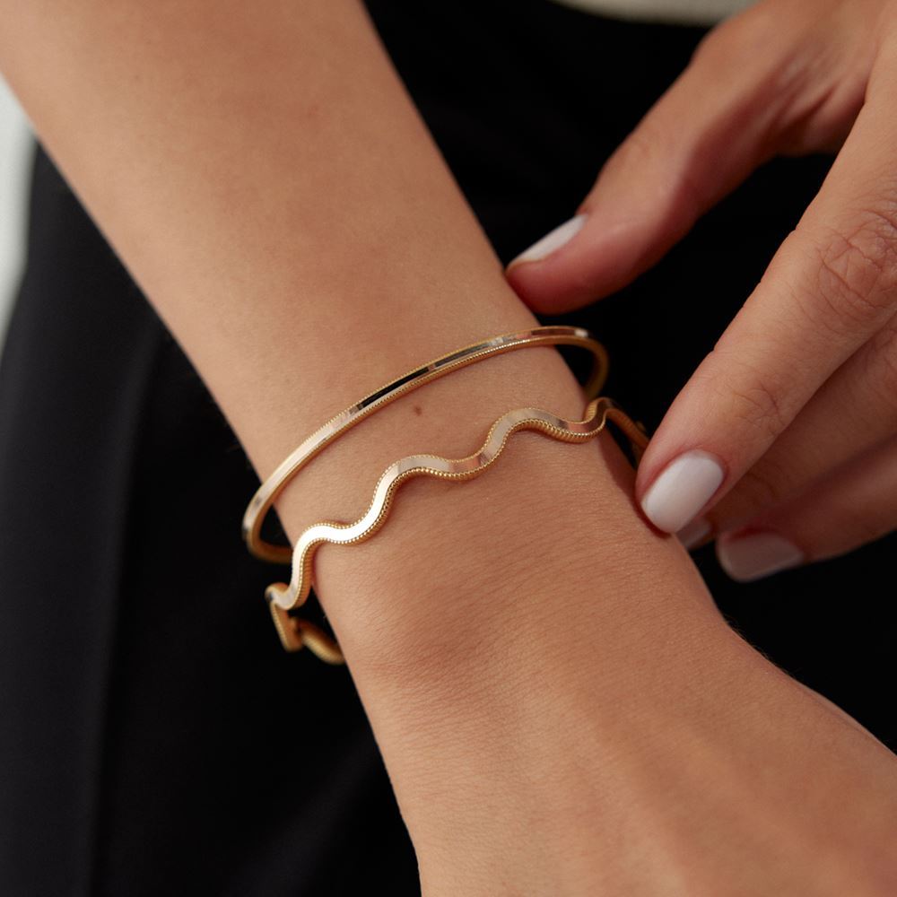 Füzyon Ajda Zikzak Bilezik