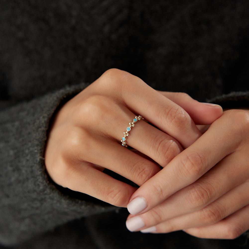 Firuze Taşlı Yüzük