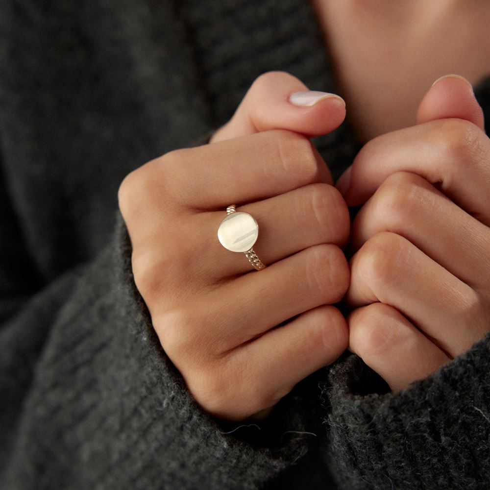 Burgu Plaka Tasarım Yüzük