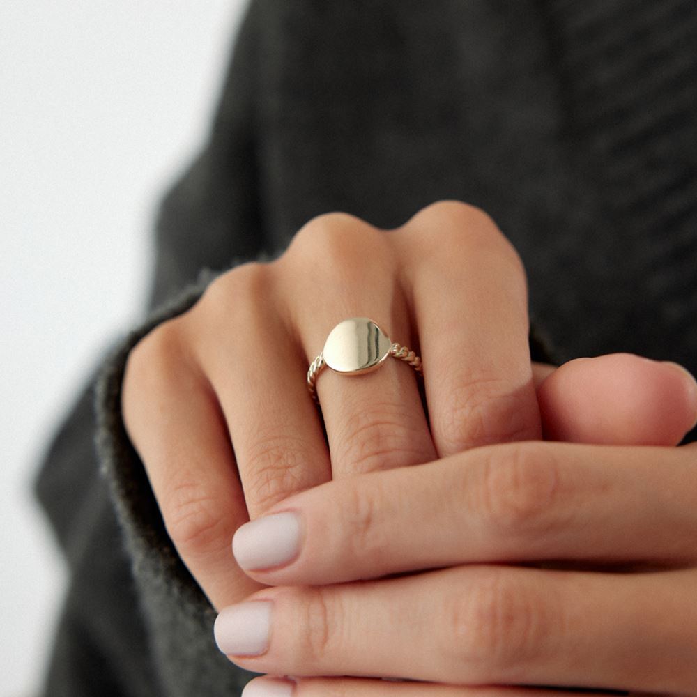 Burgu Plaka Tasarım Yüzük