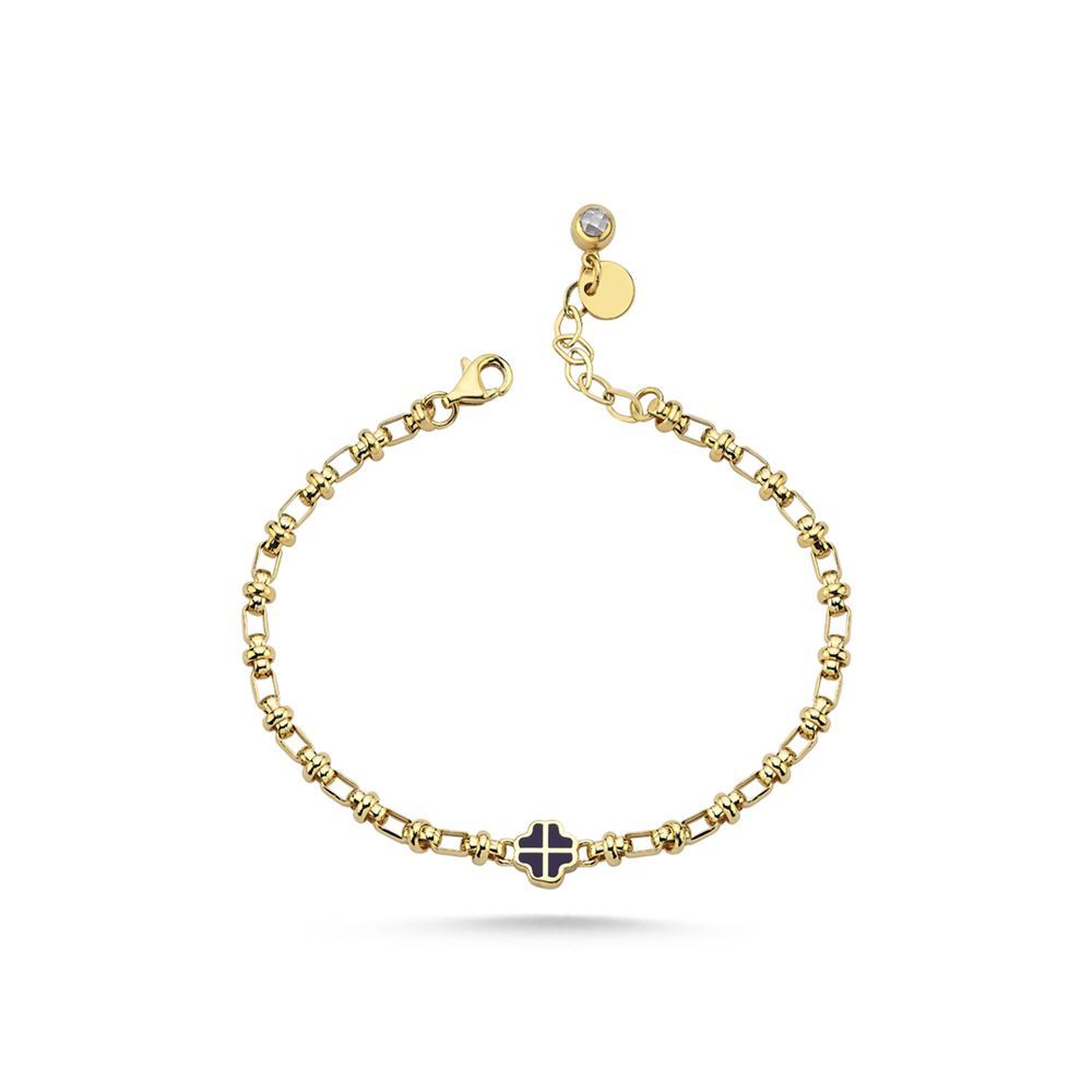 İki Renkli Mavi Ve Beyaz Yonca