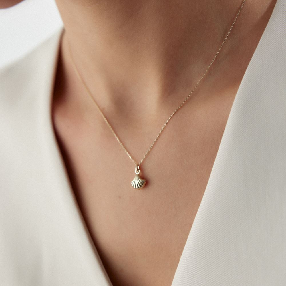 İstiridye Tasarım Kolye