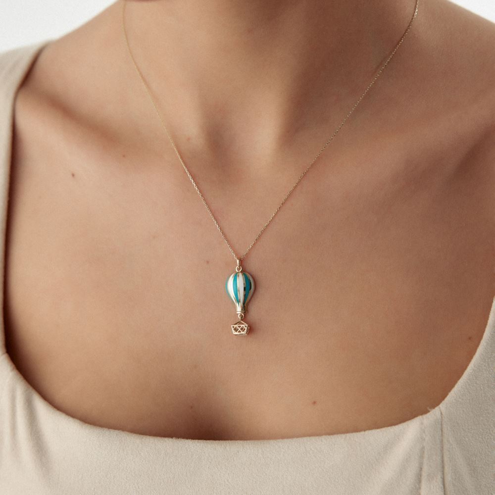 Kapadokya Balonlu Kolye