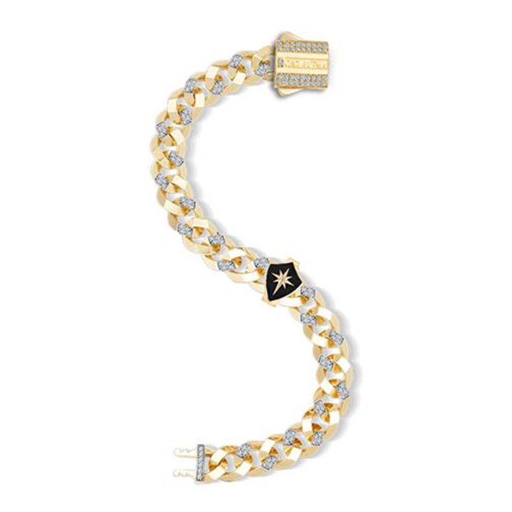 Siyah Kalkan 9Mm Bileklik Charm