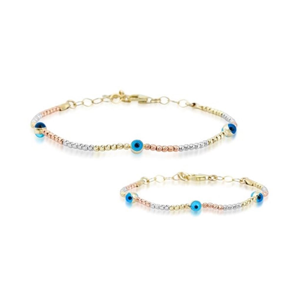 Anne Çocuk İkili Set Altın Bileklik