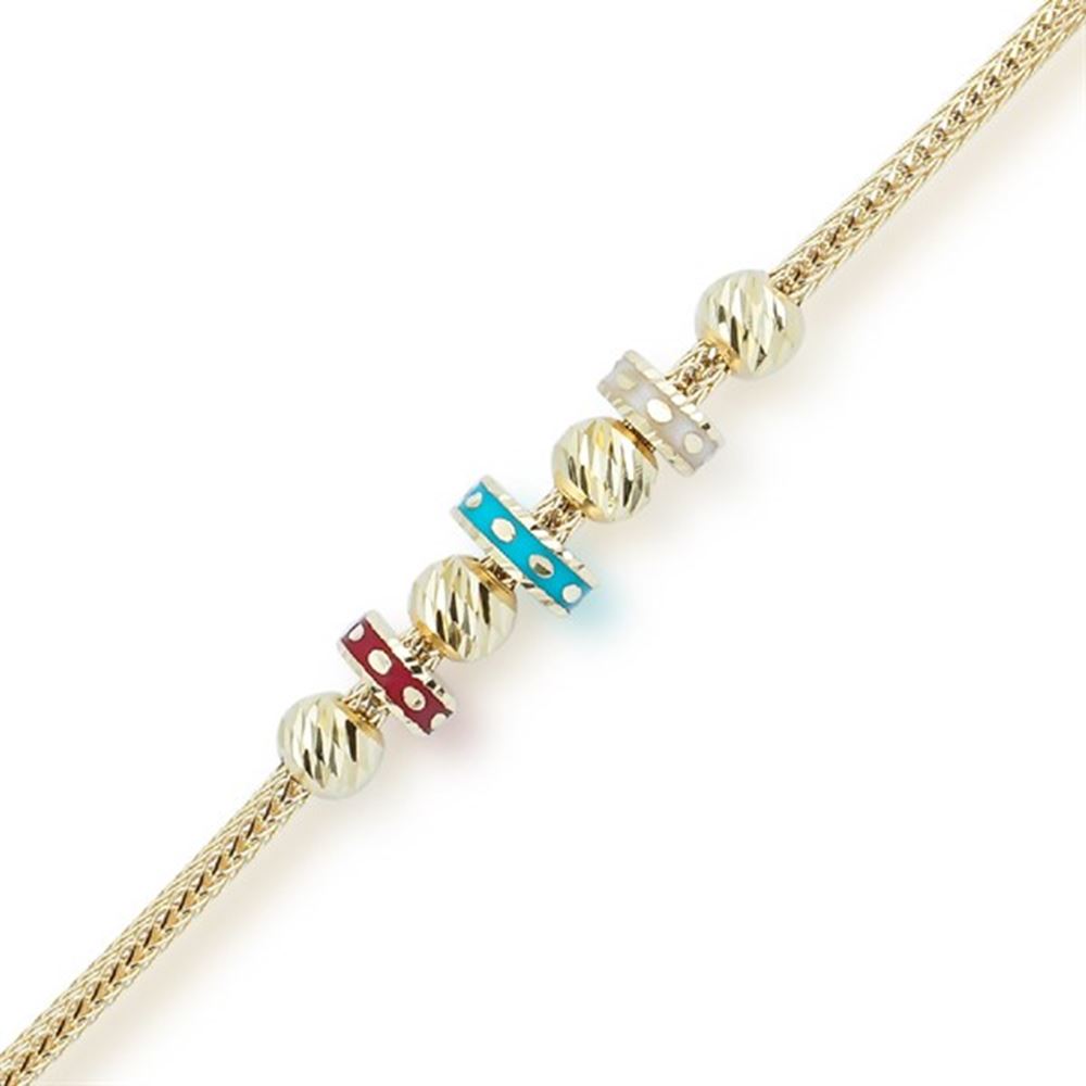 Altın Mineli Trend Bileklik