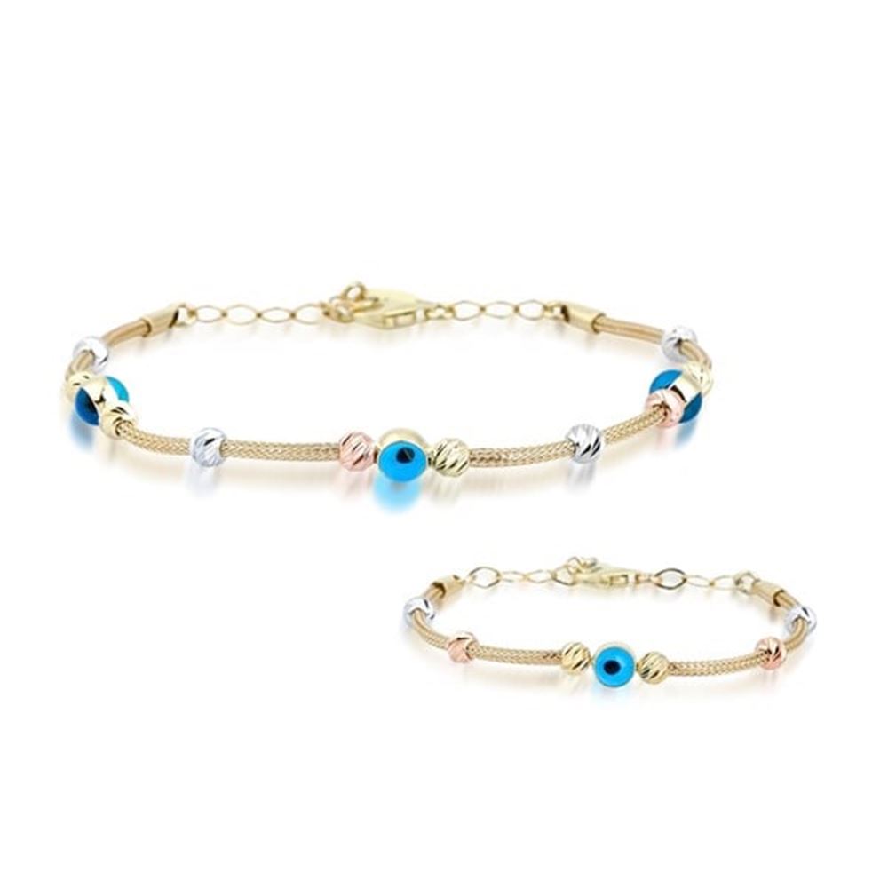 Anne Çocuk İkili Set Altın Bileklik