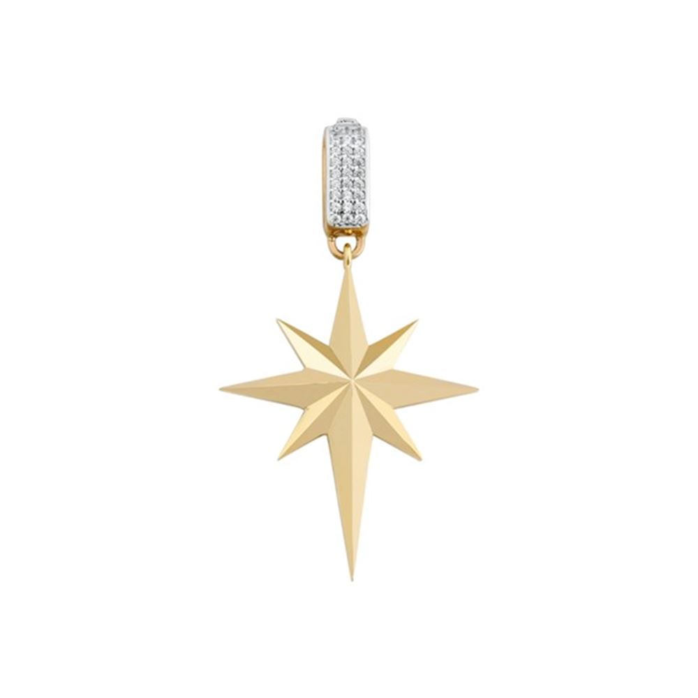 Kuzey Yıldızı Kolye Ucu Charm