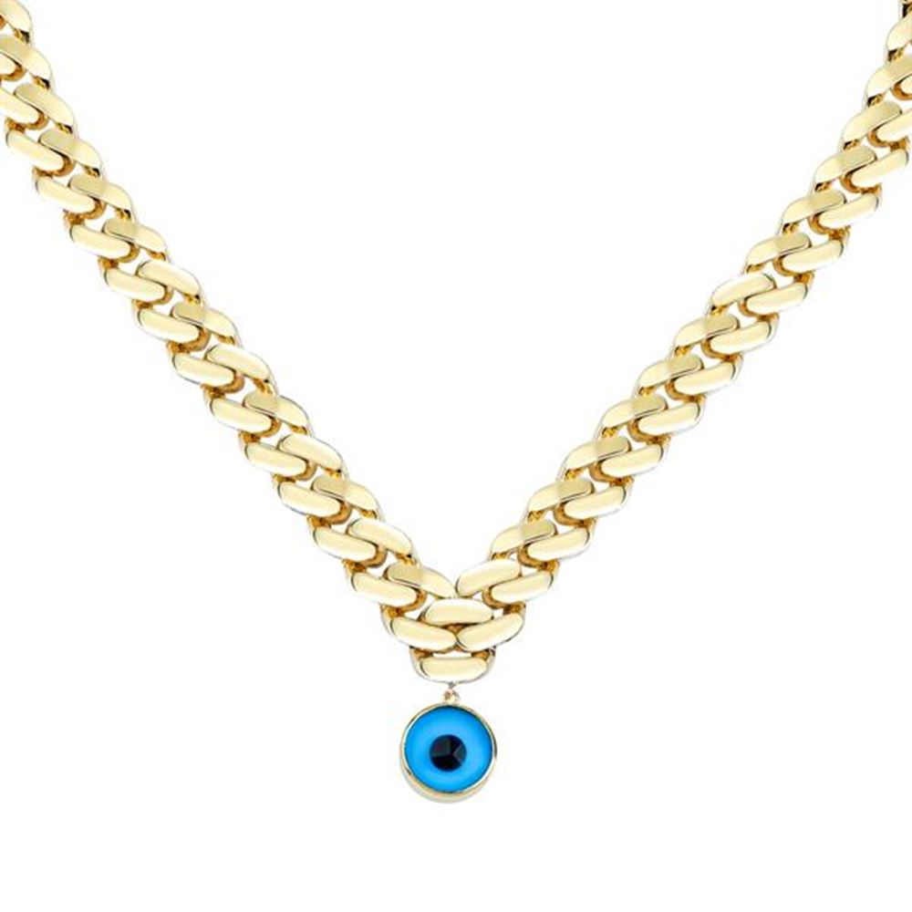 Altın Göz Bebeğim Kolye