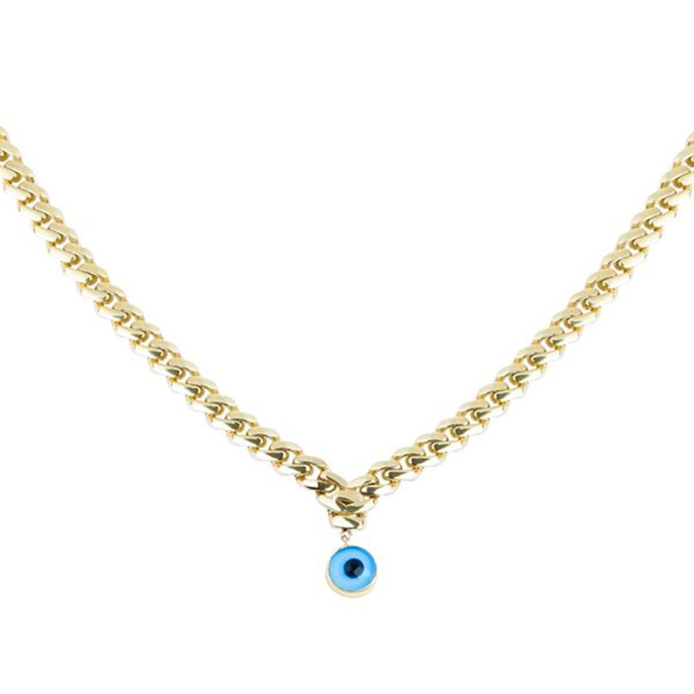 Altın Göz Bebeğim Kolye