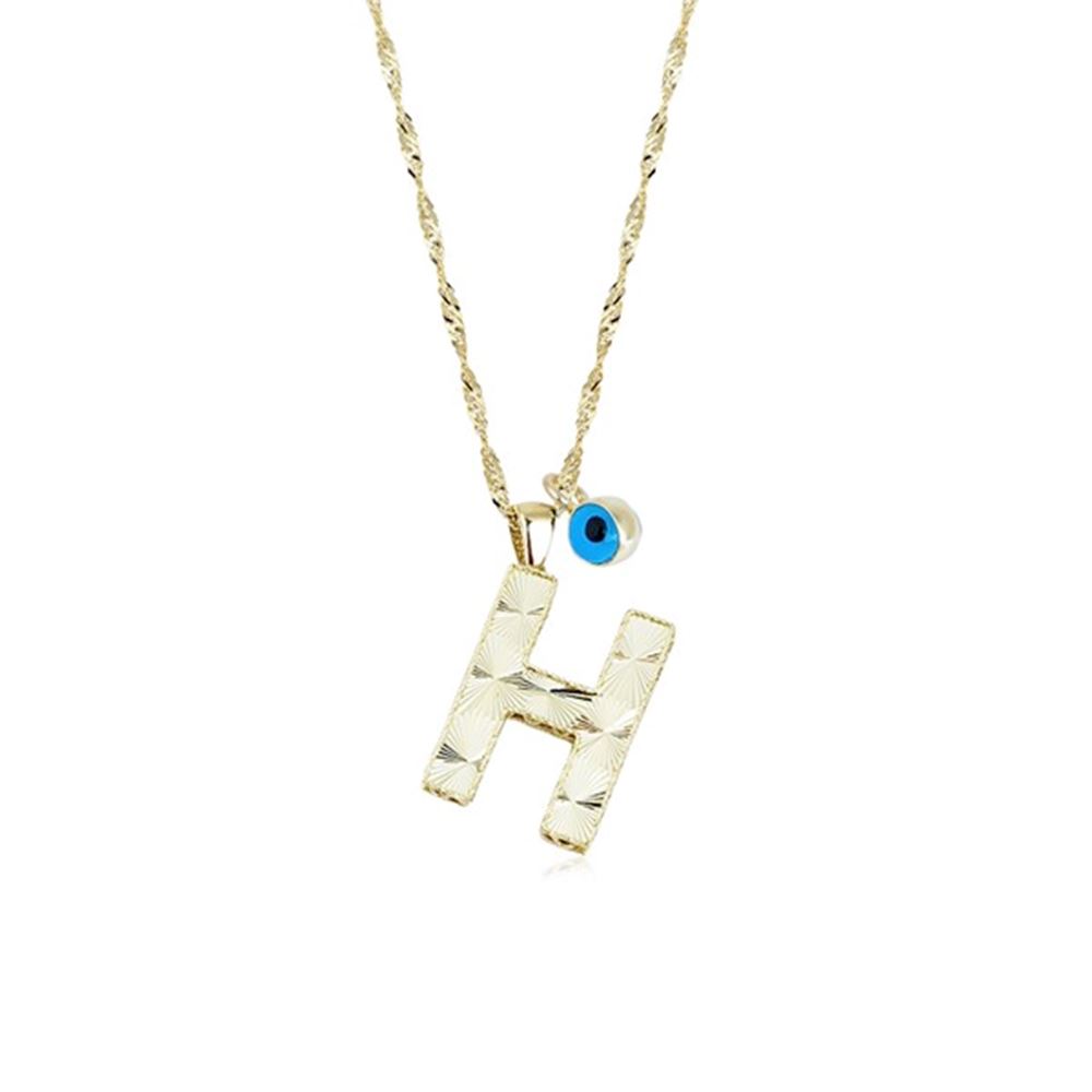 Altın H Harf Kolye