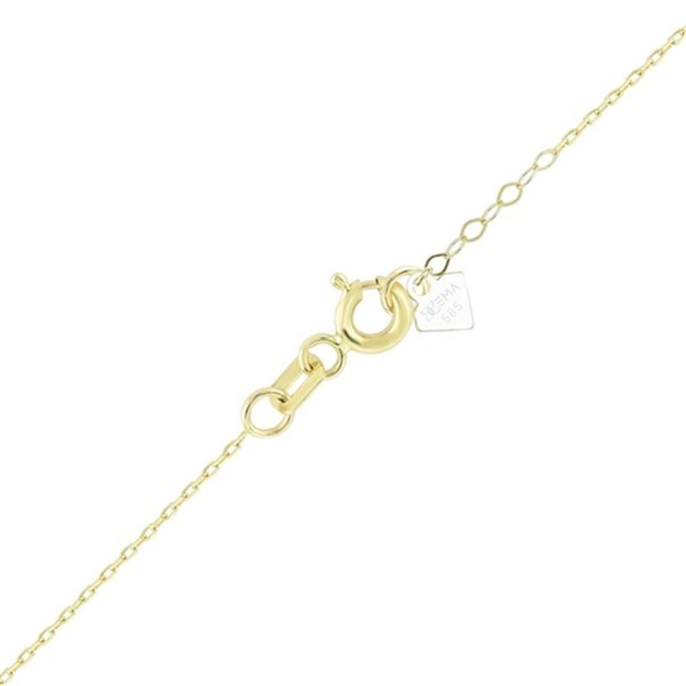 Siyah Yıldız Altın Kolye