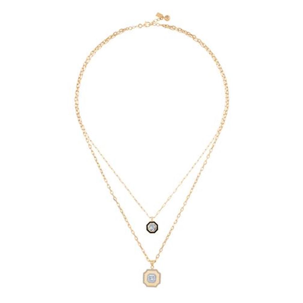 Çift Zincir Trend Kolye