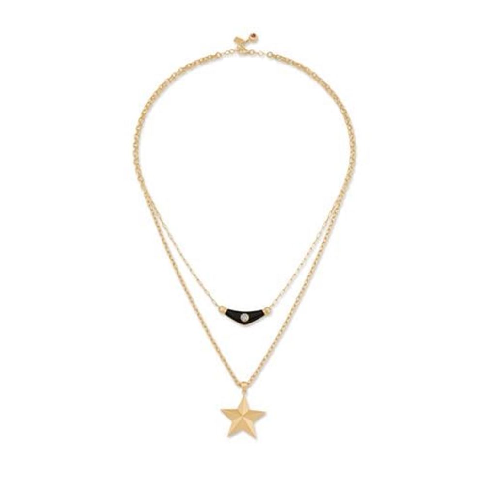 İkili Yıldız Trend Kolye