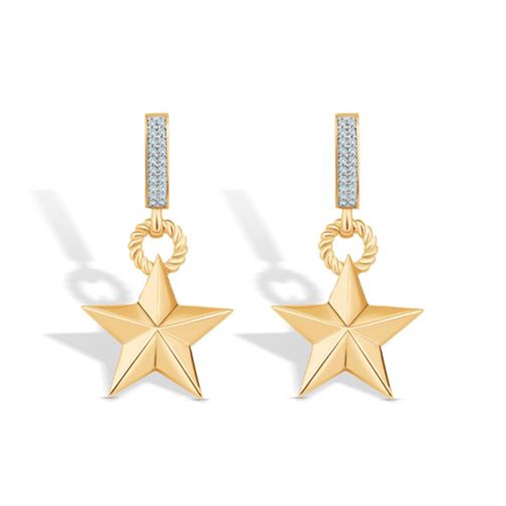 Yıldız Altın Küpe