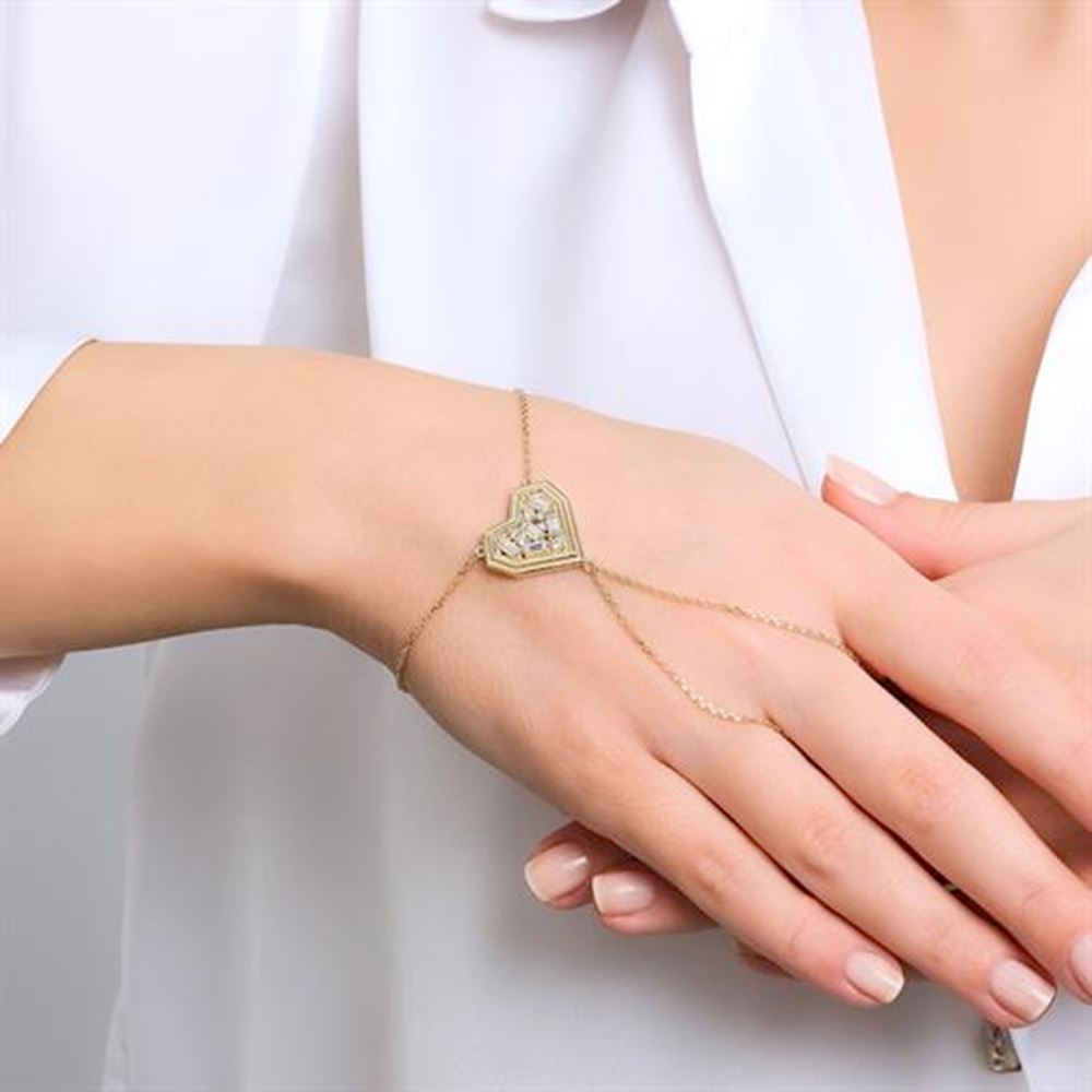 Baget Taşlı Kalp Şahmeran