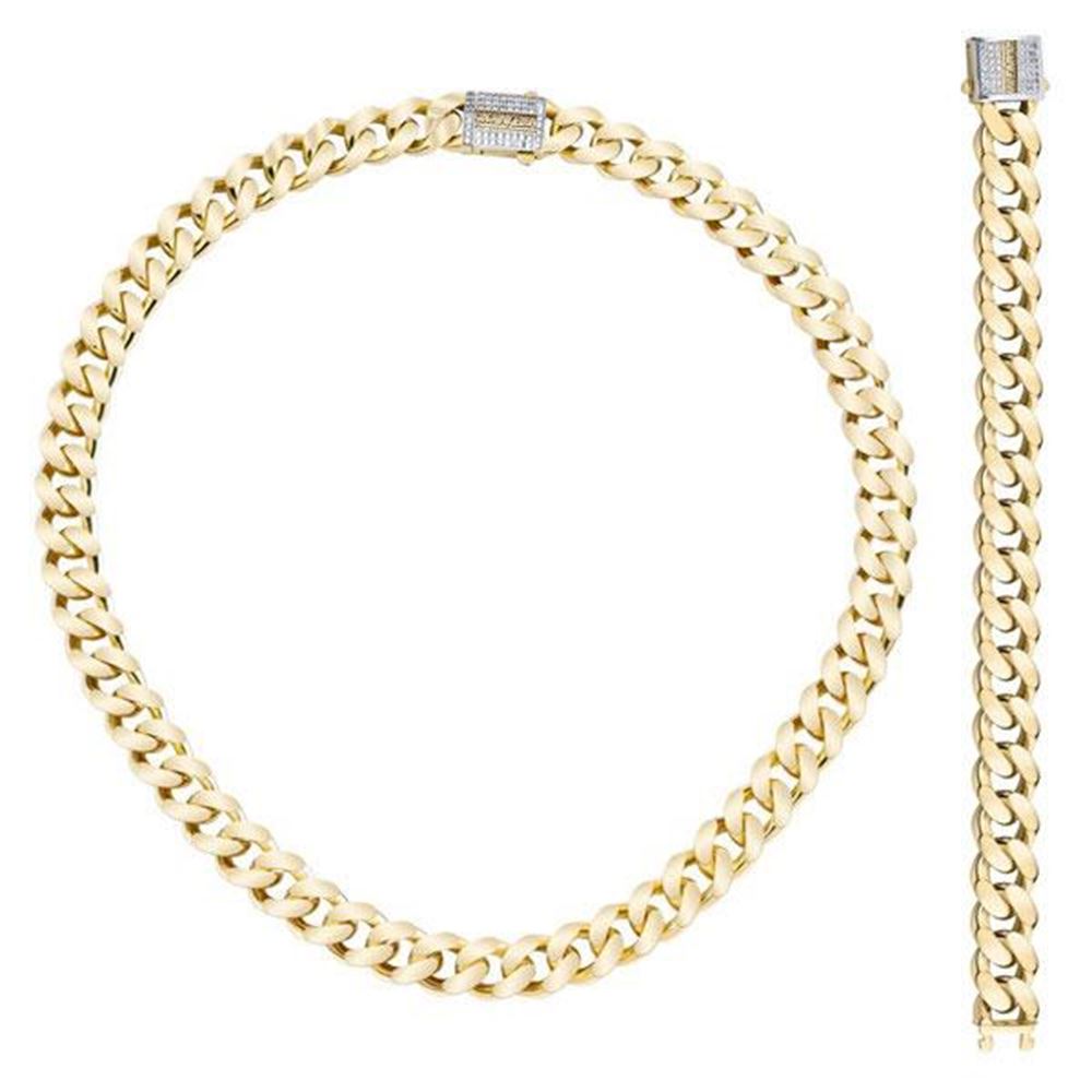 Oval Taşlı Tasarım Gurmet Zincir