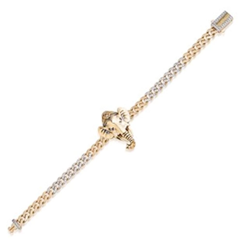 İtalyan Tasarım Taşlı Zincir