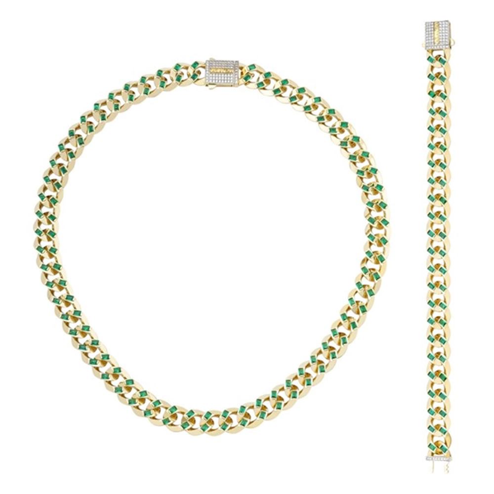 Zümrüt Taşlı Gurmet Set