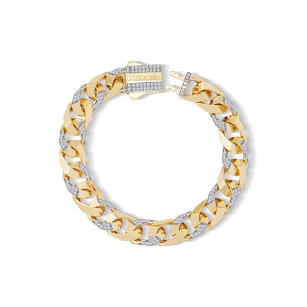 9Mm Piramit Taşlı Altın Gurmet Set