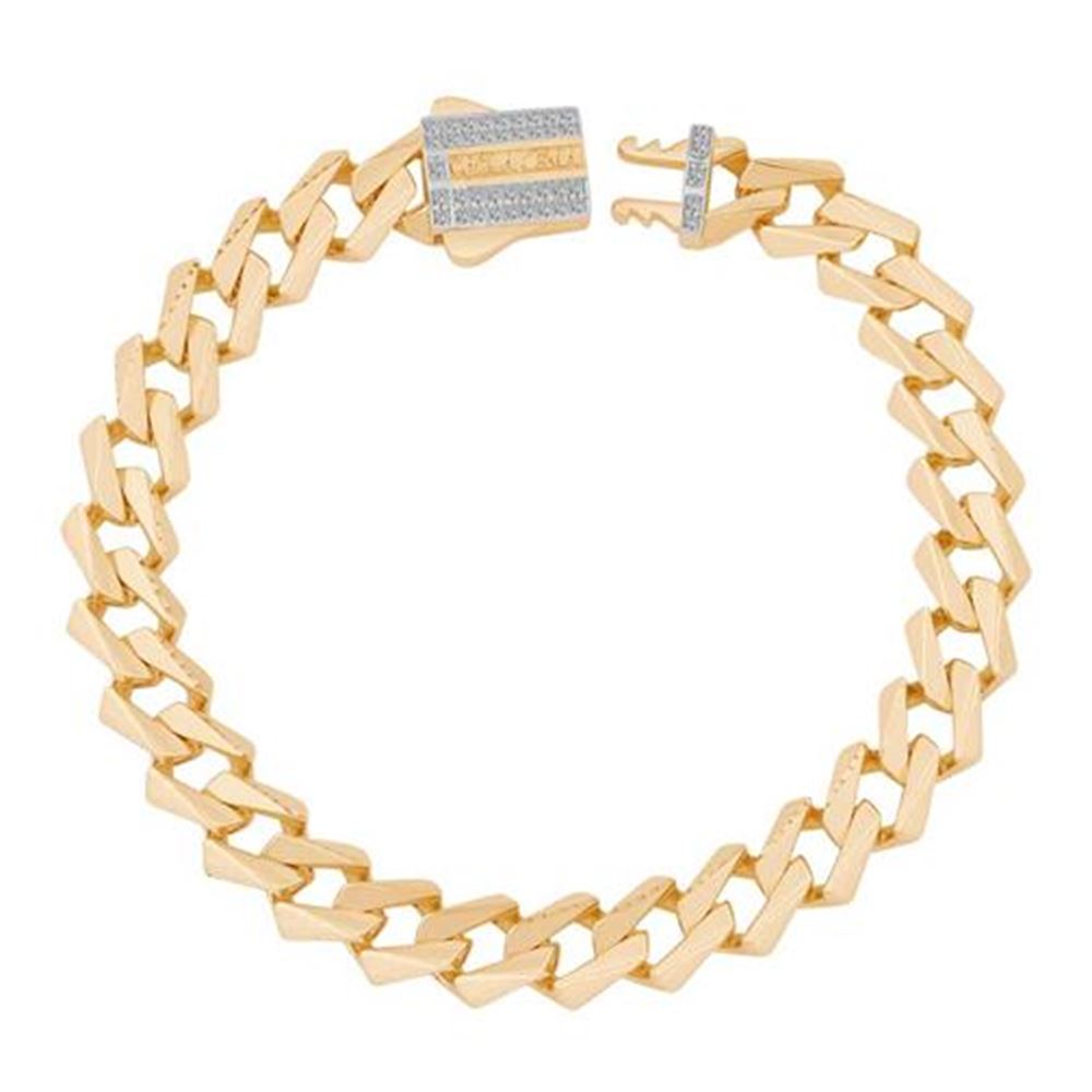 Kalp Taşlı Gurmet Altın Bileklik