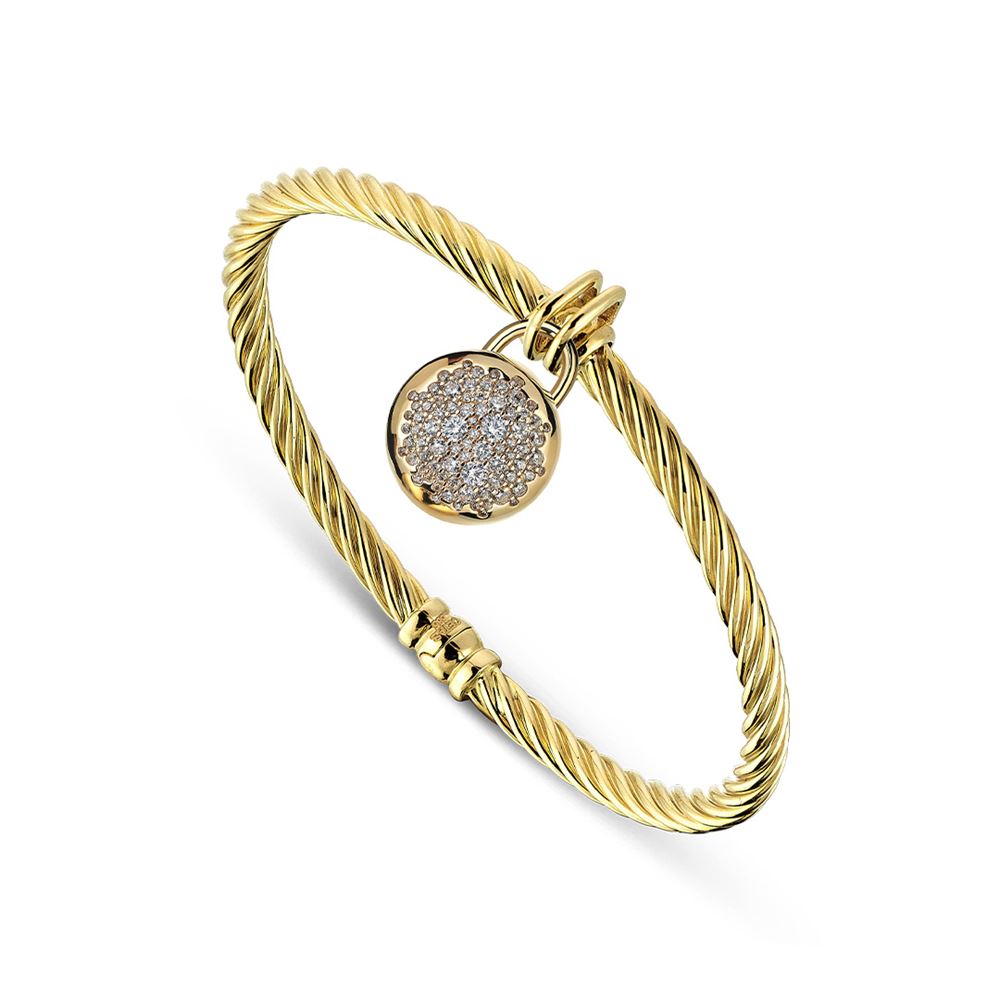 Taşlı Kilit Kelepçe Bilezik