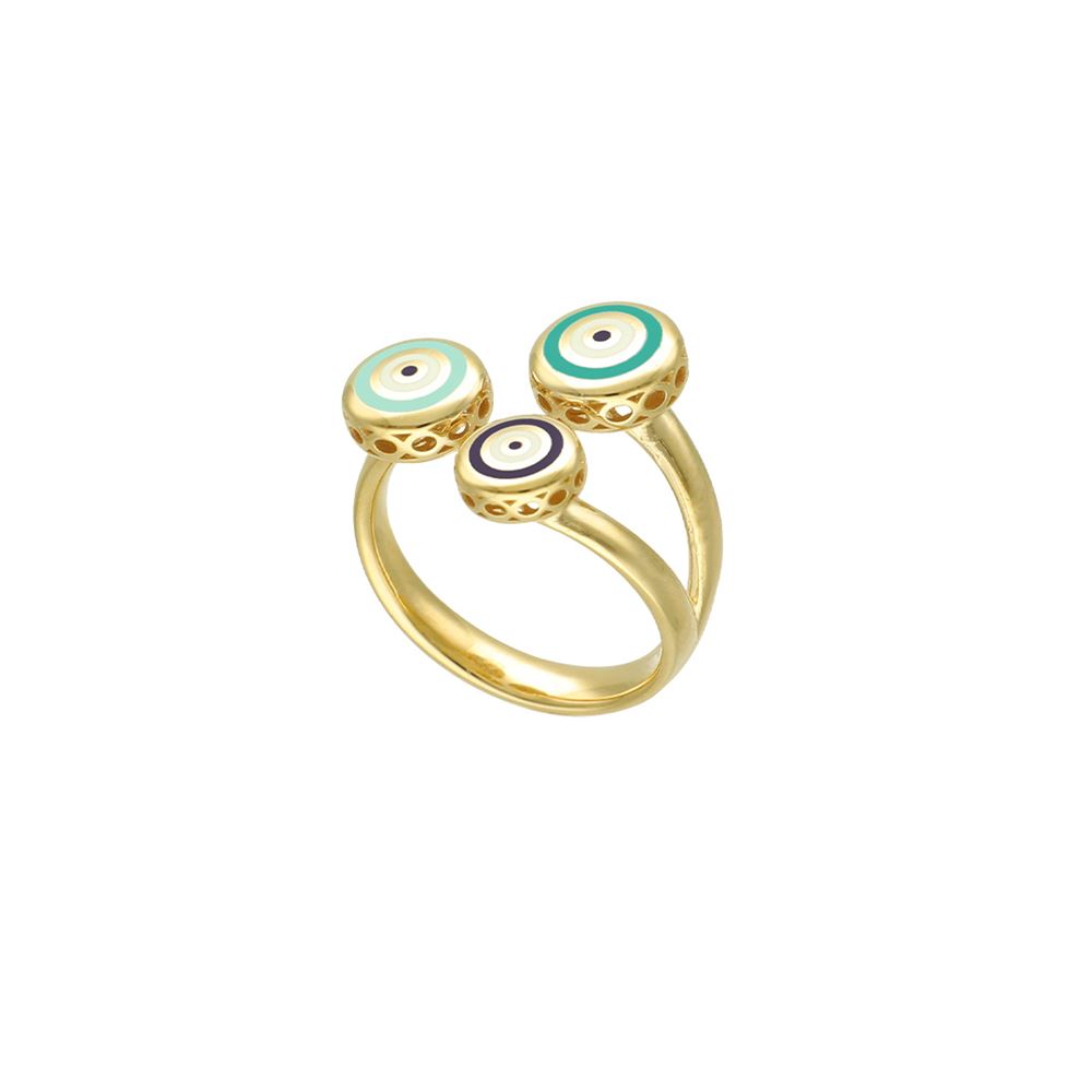 Fortuna Sarı Altın Mineli Yüzük