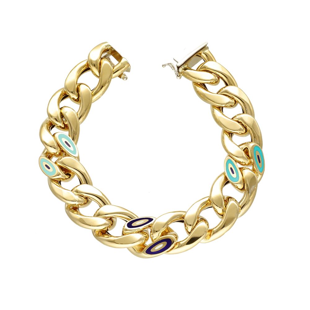 Fortuna Sarı Altın Mineli Bileklik