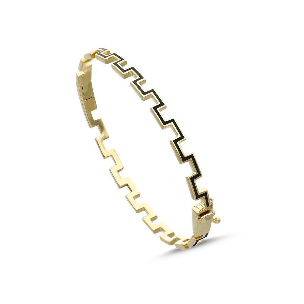 Minima Siyah Mineli Bilezik