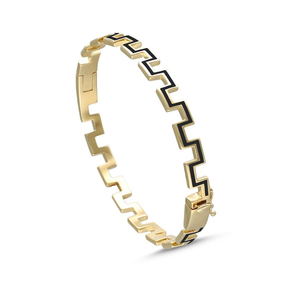 Minima Siyah Mineli Bilezik