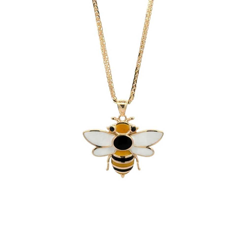 Arı Kolye Ucu (2,0*2,3 Cm 0,15 Mm)