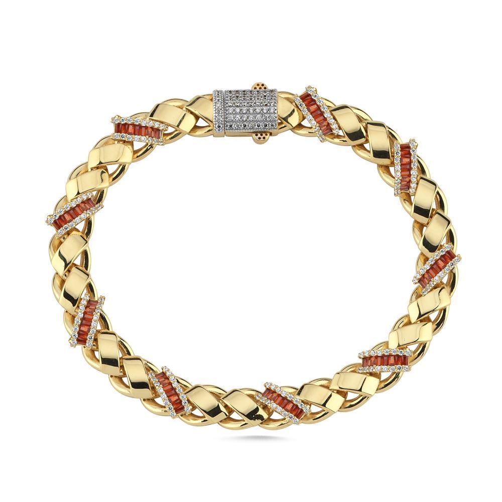 Mor Taşlı Modern Gurmet Bileklik