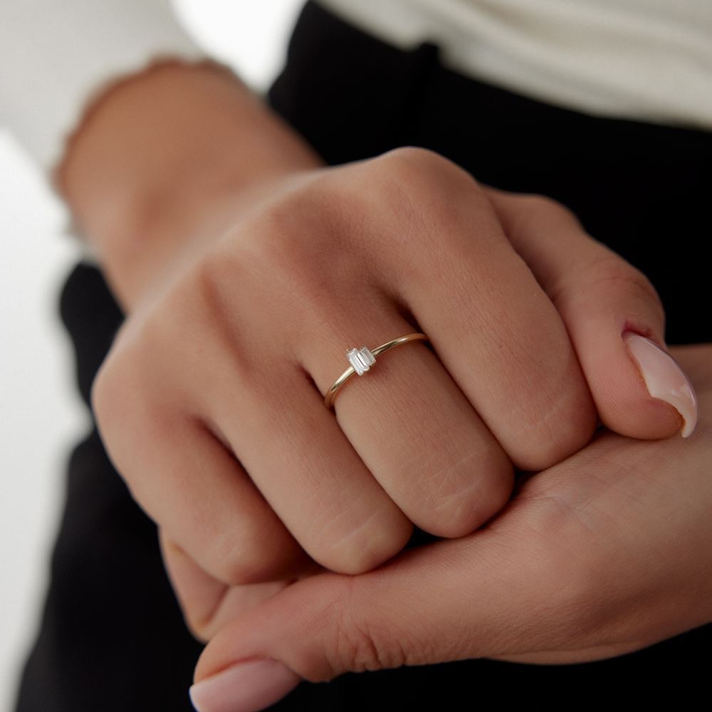 Baget Taşlı Yüzük