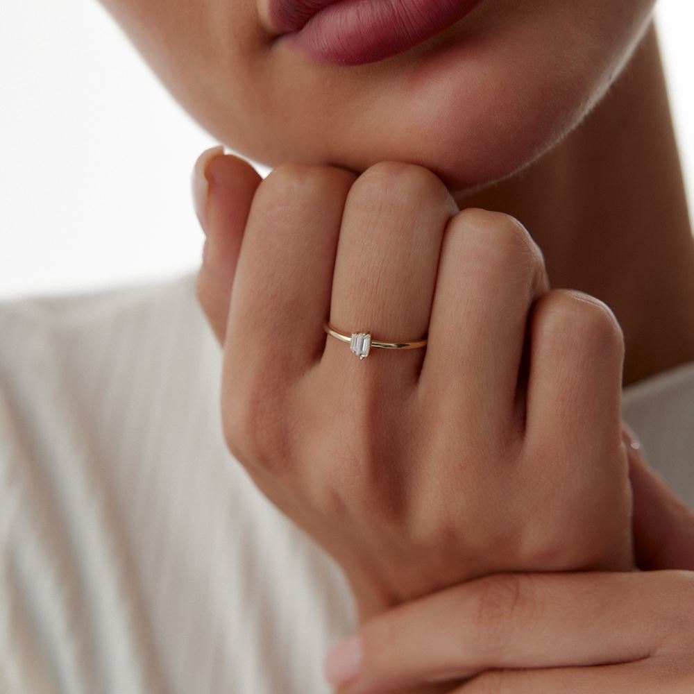 Baget Taşlı Yüzük