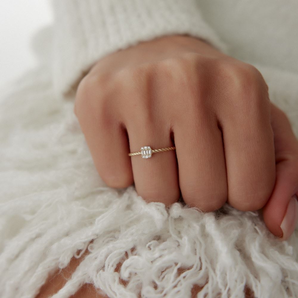 Baget Burgu Tasarım Yüzük