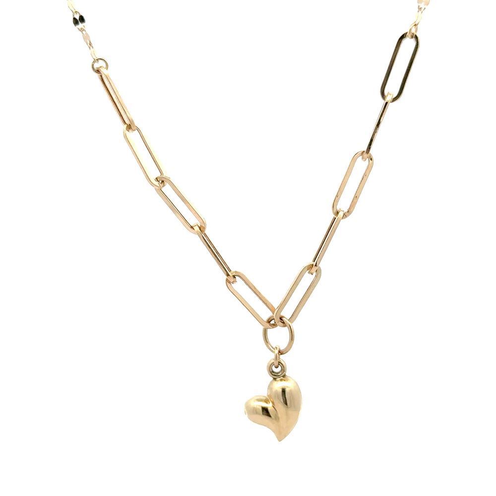 Kalp Ataç Pullu Kolye