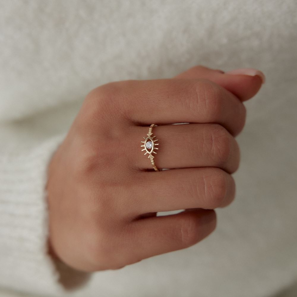 Göz Taşlı Yüzük