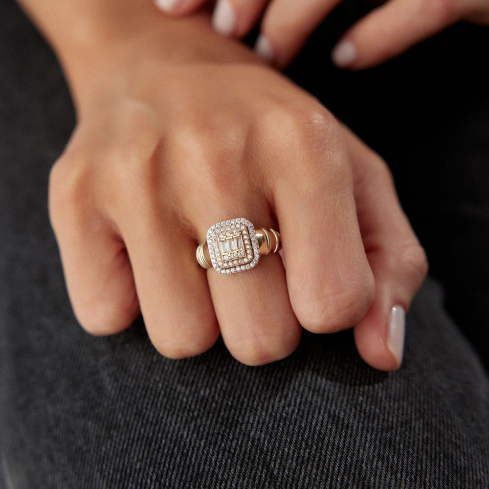 Baget Altın Yüzük