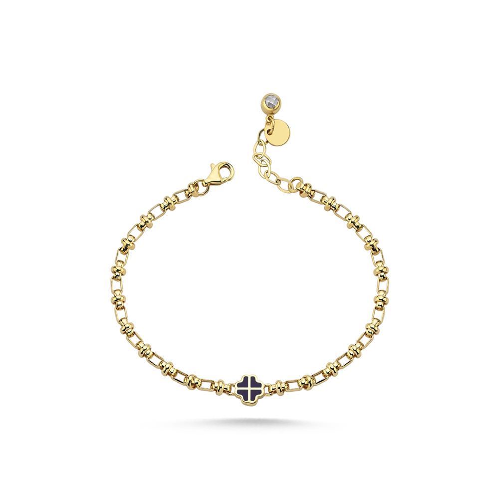 İki Renkli Mavi Ve Beyaz Yonca