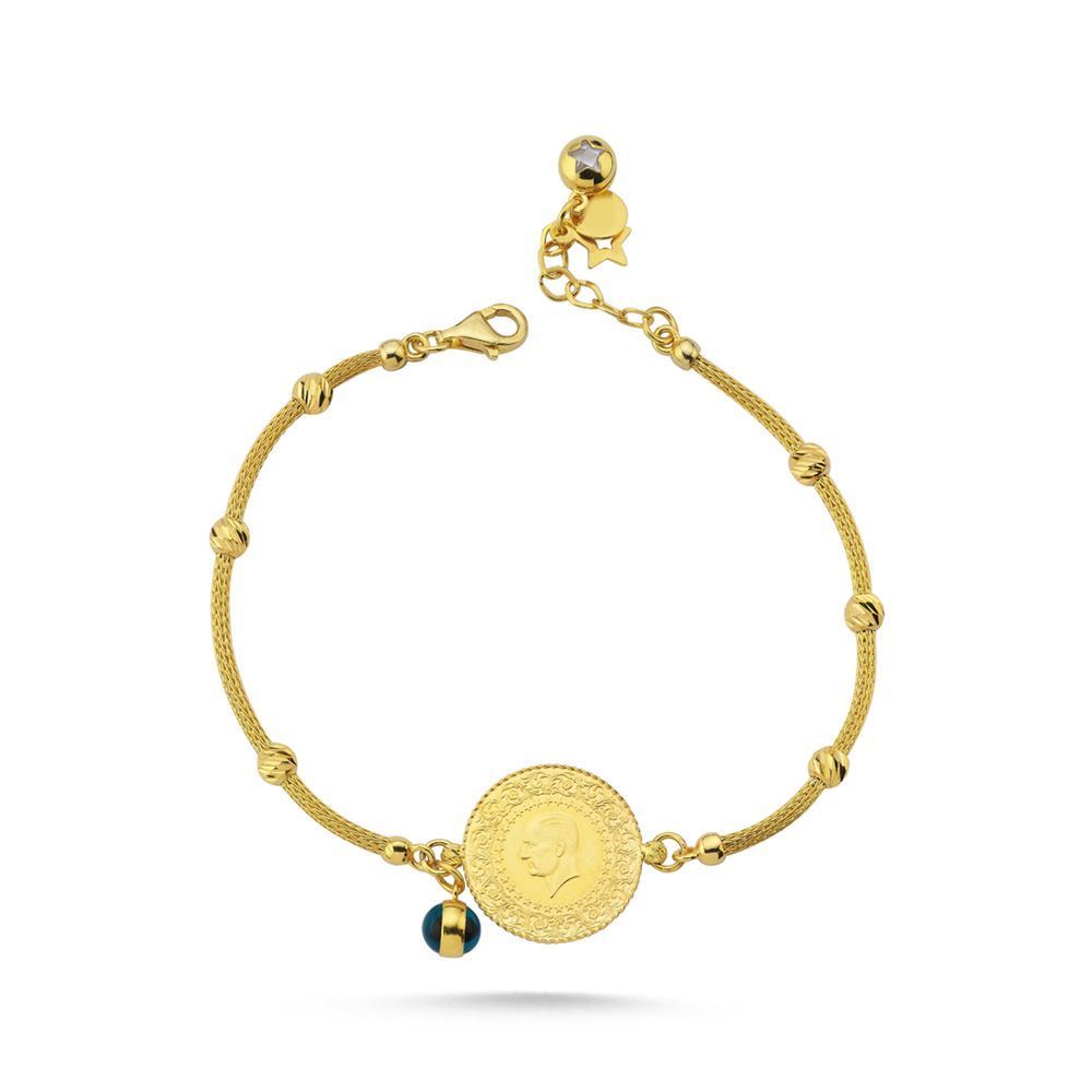 Kırmızı Çeyrekli Dorika Bileklik