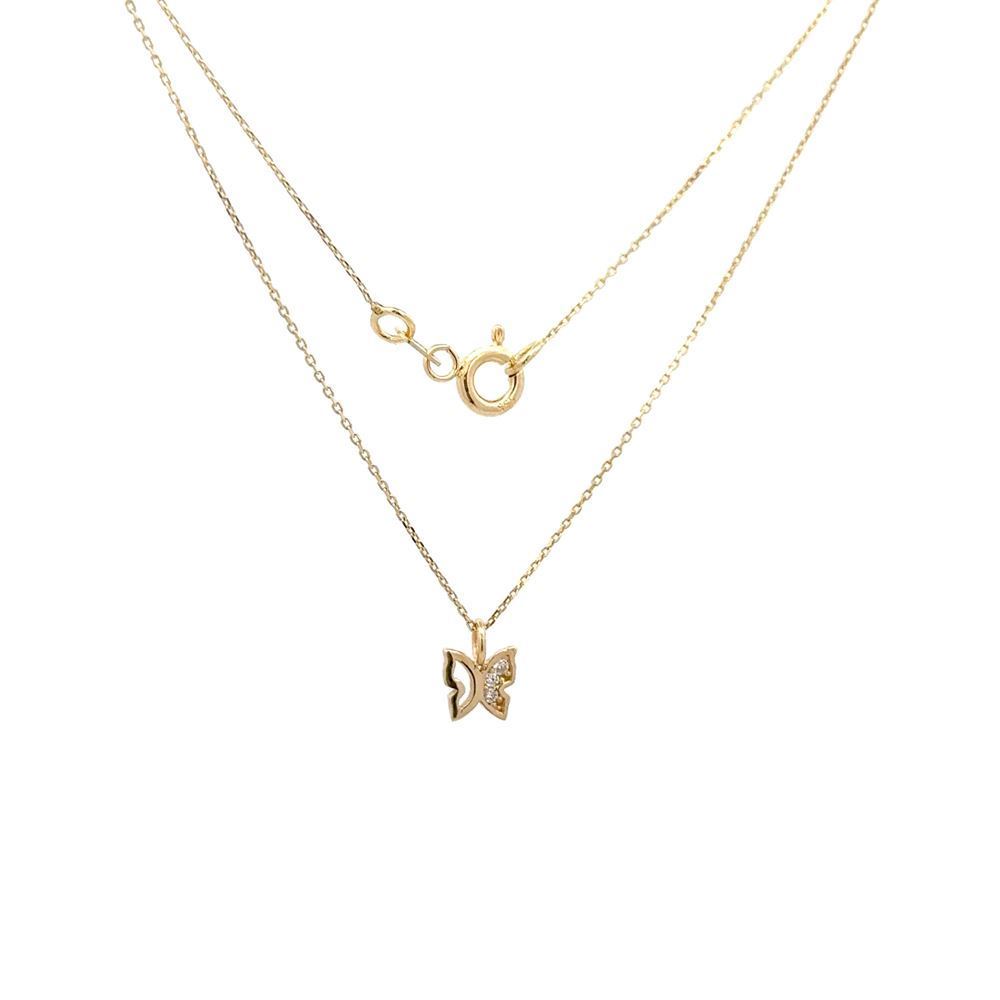 Kelebek Taşlı Kolye